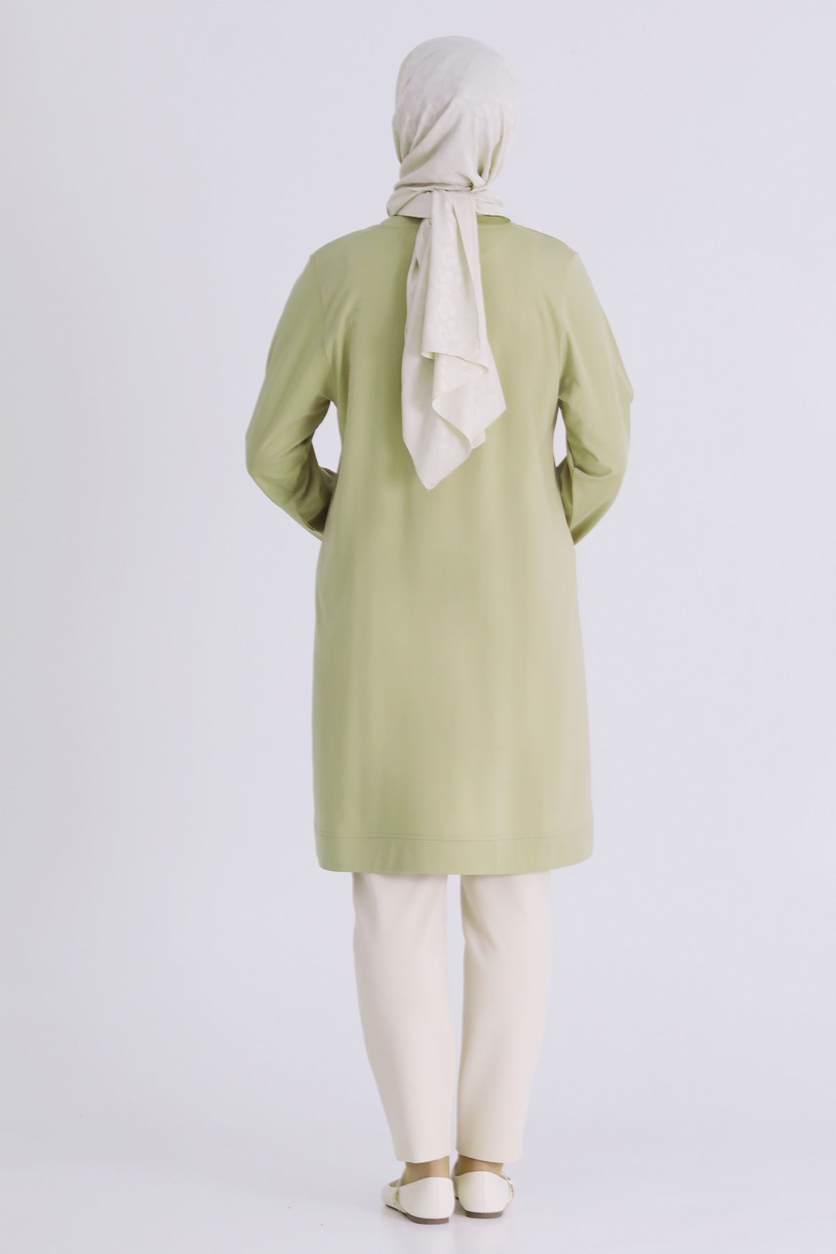 Büyük Beden Tesettür Tunik 20135 Ihlamur