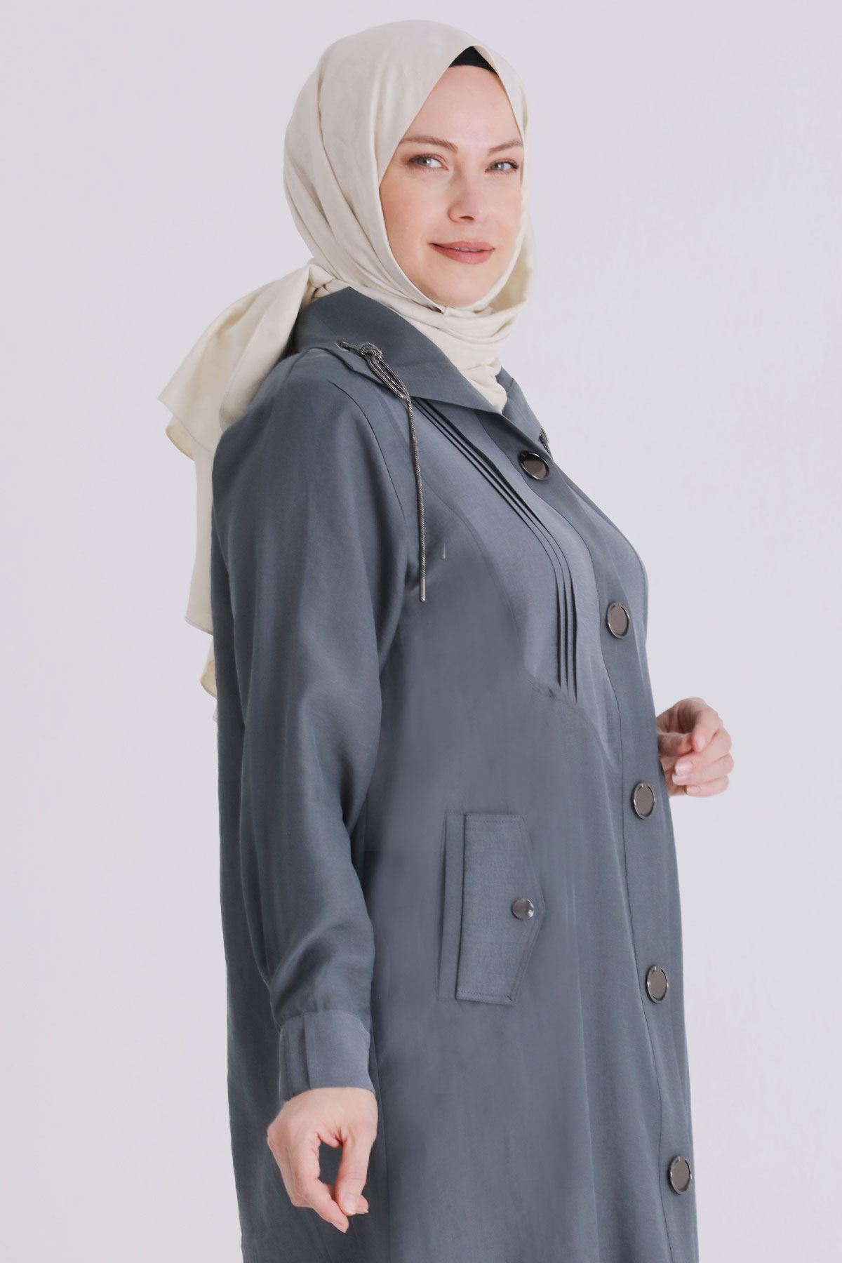 Büyük Beden Tesettür Kap 25144 Nefti