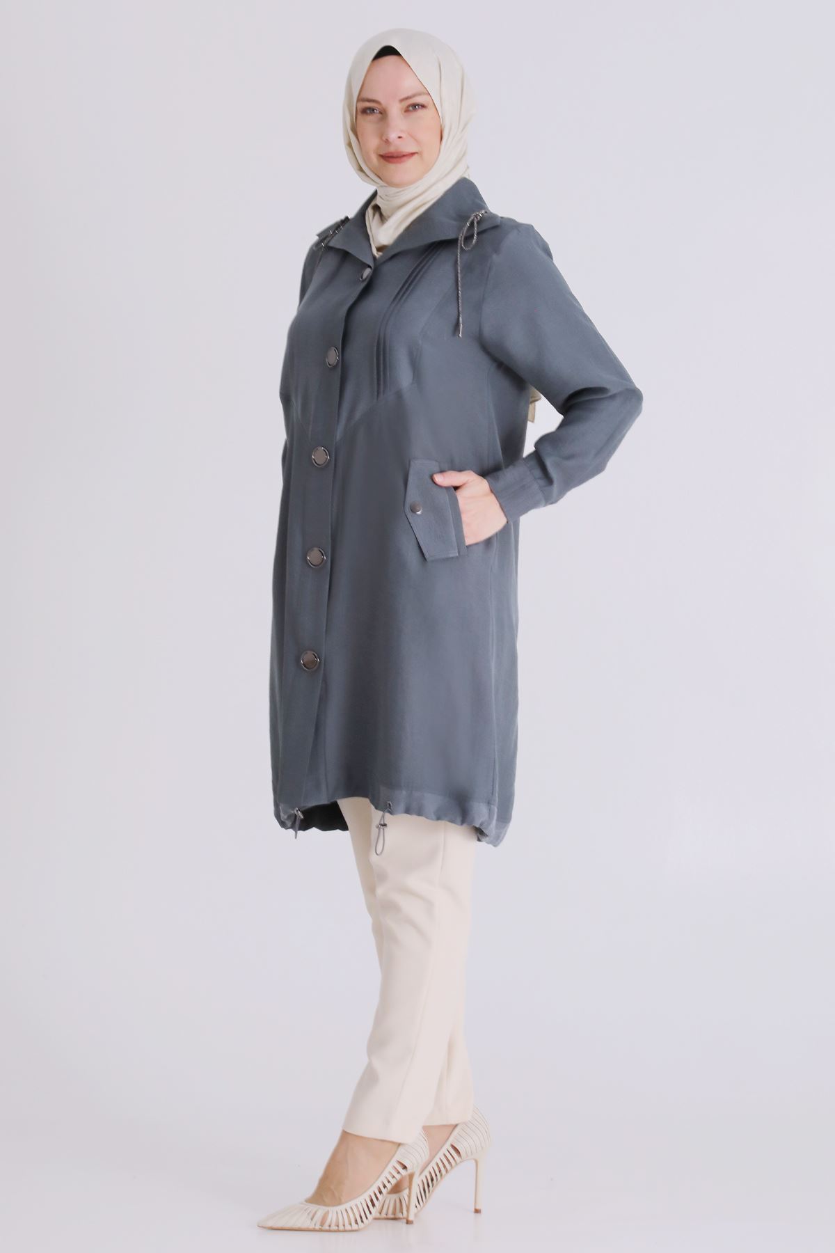 Büyük Beden Tesettür Kap 25144 Nefti