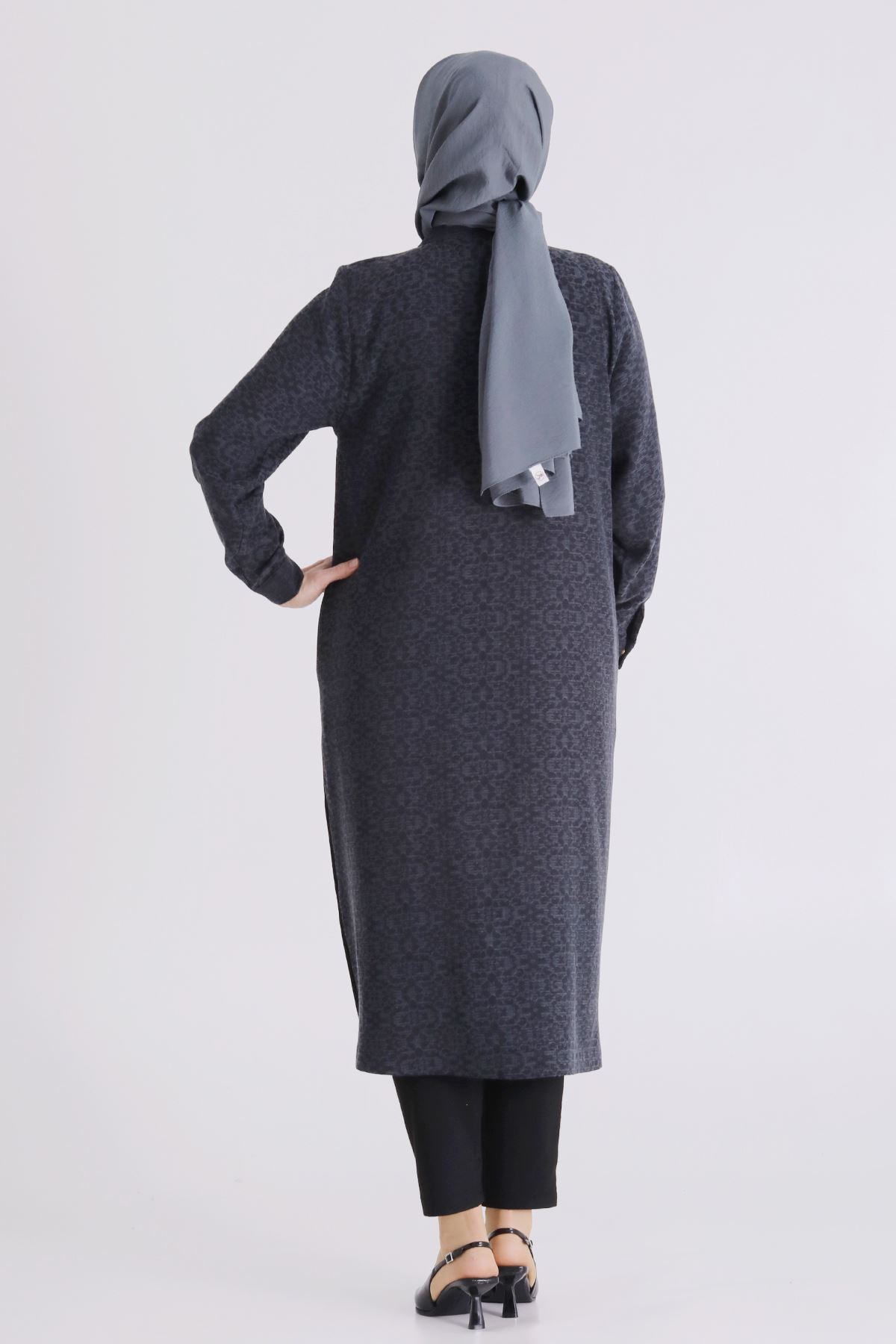 Büyük Beden Tesettür Kap 25150 Siyah