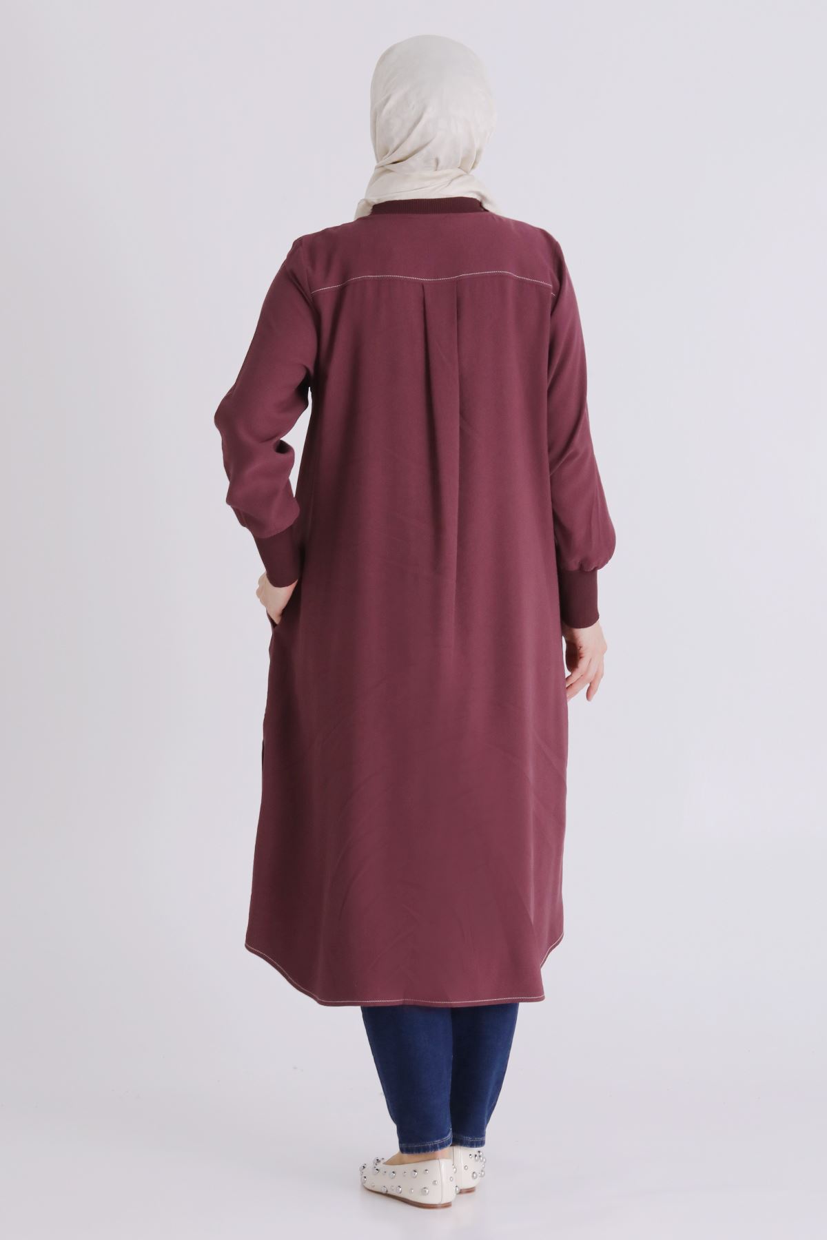 Büyük Beden Tesettür Kap 2553 Dut