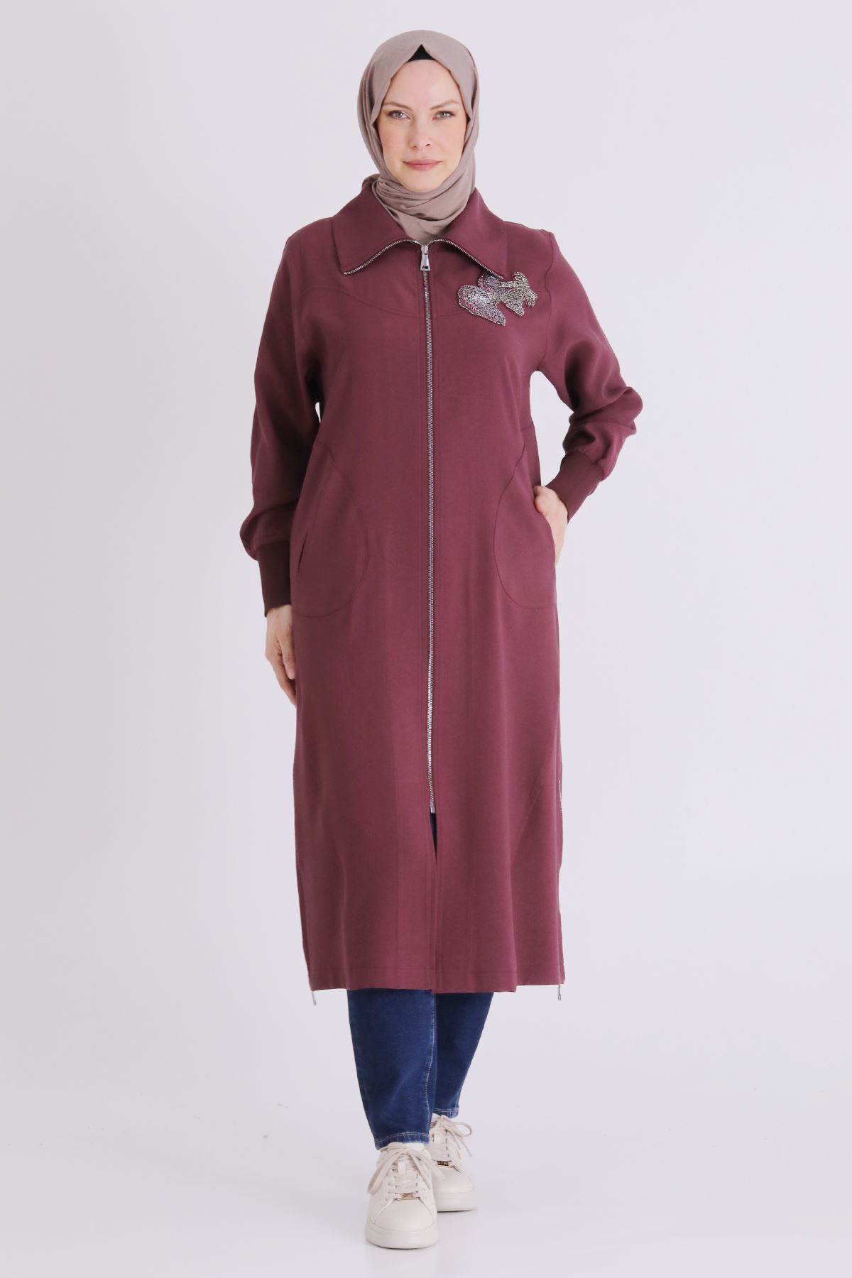 Büyük Beden Tesettür Kap 2556 Dut