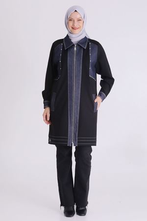 Büyük Beden Tesettür Kap 25130 Siyah