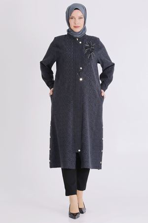 Büyük Beden Tesettür Kap 25150 Siyah