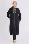 Büyük Beden Tesettür Kap 25148 Siyah